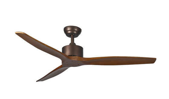 O fã de teto de controle remoto moderno interno de Dimmable ilumina as lâminas de Ploywood do motor 3 da C.C.