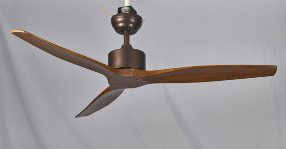 O fã de teto de controle remoto moderno interno de Dimmable ilumina as lâminas de Ploywood do motor 3 da C.C.