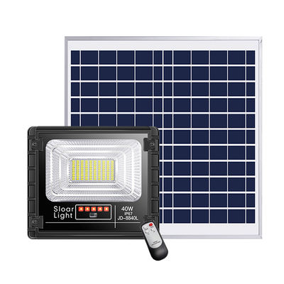 25w 150w luzes postas solares exteriores solares da segurança da luz de inundação 80lm/w de 300 watts 3.7V