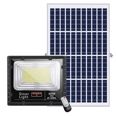 25w 150w luzes postas solares exteriores solares da segurança da luz de inundação 80lm/w de 300 watts 3.7V