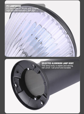 35/65/85 de redutor solar de aço inoxidável do apoio da luz 6500LM do jardim do diodo emissor de luz do CM