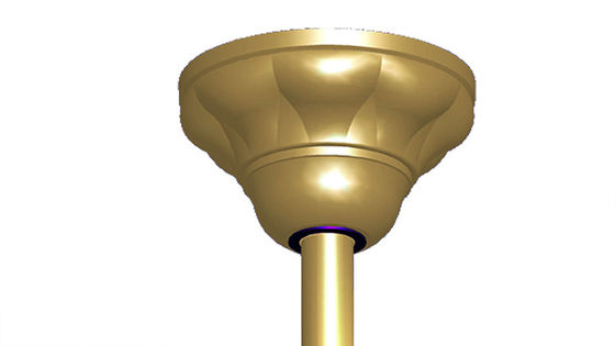 Luz retrátil do fã de teto do diodo emissor de luz 36W de Crystal Lampshade Silent com lâminas de dobramento