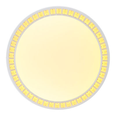 Fã de teto dobrável branco decorativo moderno de 5250lm 70W com luz para a casa