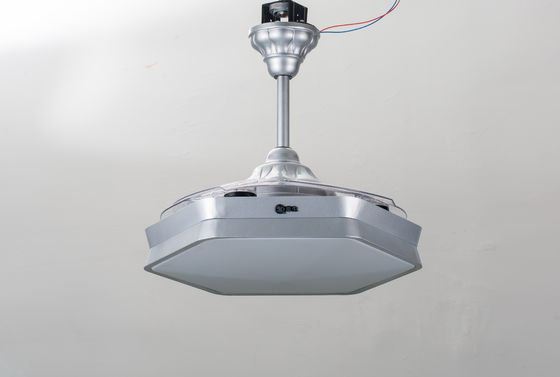 Velocidade rápida 42&quot; da compatibilidade eletrónica luz retrátil do fã de teto de Dimmable com lâminas dobráveis
