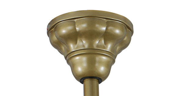 Branco morno da luz retrátil acrílica do fã de teto do ouro do abajur 150lm/W