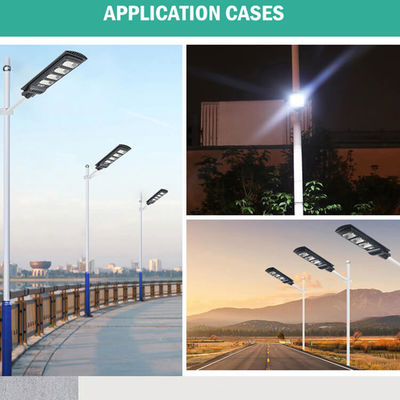 controlo a distância exterior solar da lâmpada Ip65 das luzes de rua de 6000K 100W 200W 300W