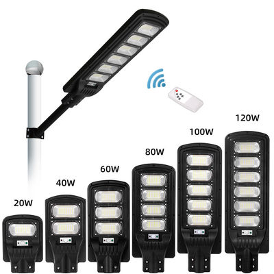controlo a distância exterior solar da lâmpada Ip65 das luzes de rua de 6000K 100W 200W 300W