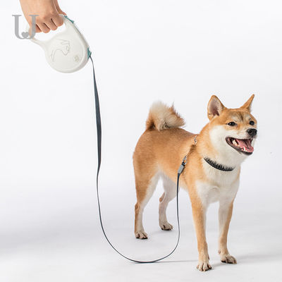 trela retrátil automática dorsal do cão da tração da trela de 5M Long Extendable Dog
