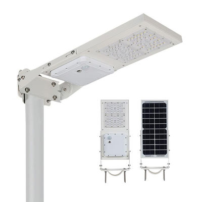 Lúmen alto 7.4V 15W 30w todo em lâmpadas de uma rua solares exteriores solares da luz de rua 6000K
