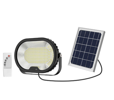 Luz de inundação solar solar de controle remoto da luz 100lm/W Ip65 da segurança do parque temático 7000K