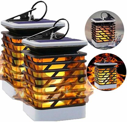 Luz de cintilação conduzida solar da tocha da chama de 30LM 3500K