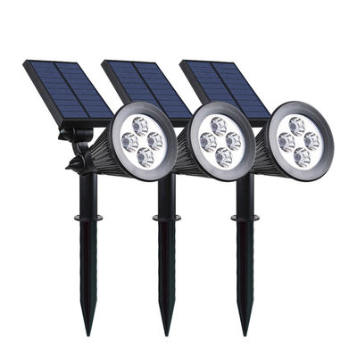 ABS 5V luz solar do jardim do diodo emissor de luz de 200 lúmens