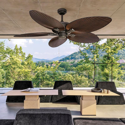 Fã de poupança de energia do ventilador de refrigeração do motor elétrico da lâmina de um Plam de 52 polegadas