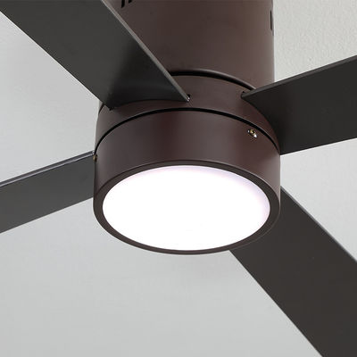 fã de teto moderno do estilo da lâmina do metal de 65W 48Inch 4