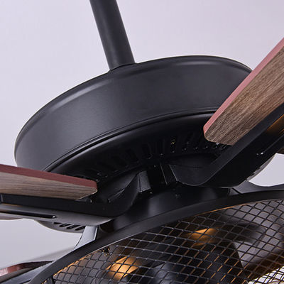 Motor de C.A. da C.C. da madeira compensada 2000LM Crystal Ceiling Fan Light With do escritório domiciliário 5