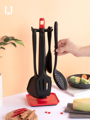 CEE de LFGB silicone de 7 partes que cozinha o grupo/o grupo dos utensílios cozinha do silicone