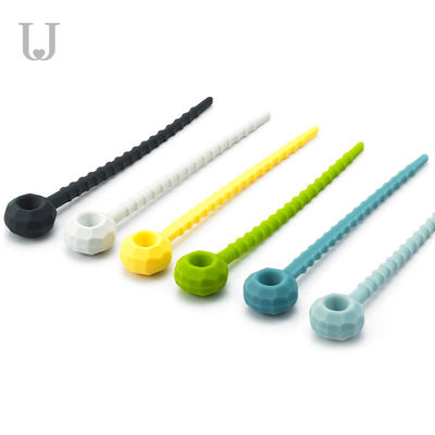 laços 27g do alimento do silicone de 115mm ElasticReusable a favor do meio ambiente