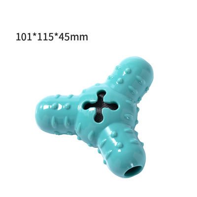 Os produtos do animal de estimação da segurança NTPE TPR balançam o brinquedo do cão da bola do riso da abanada