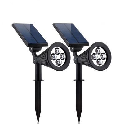 cor de 5000K RGB que muda as luzes solares IP44 da paisagem 200 luzes solares do trajeto do lúmen