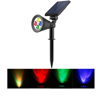 cor de 5000K RGB que muda as luzes solares IP44 da paisagem 200 luzes solares do trajeto do lúmen