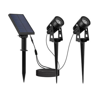 jardim posto solar Spike Lights/projetores ajardinando solares de 6000K 100-200LM