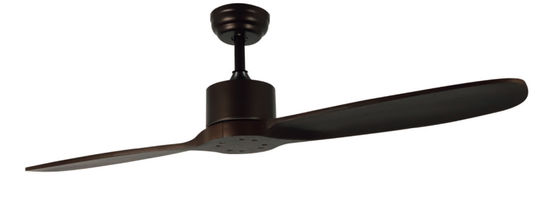 52&quot; luz de controle remoto do fã de teto do café do motor da C.C. do poder 220v da madeira maciça