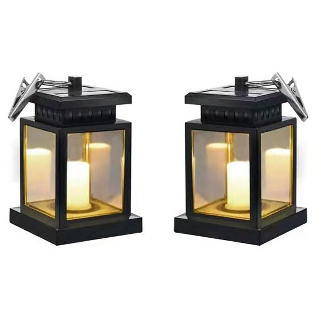 Lanternas solares solares decorativas da vela da luz 20LM da paisagem do diodo emissor de luz 2V de RoHS para o partido