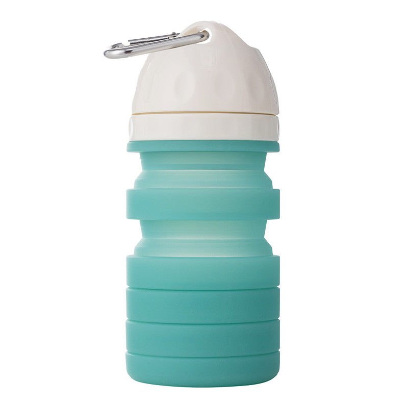 Copo bebendo do cão dobrável exterior dos produtos do animal de estimação do silicone 570ml