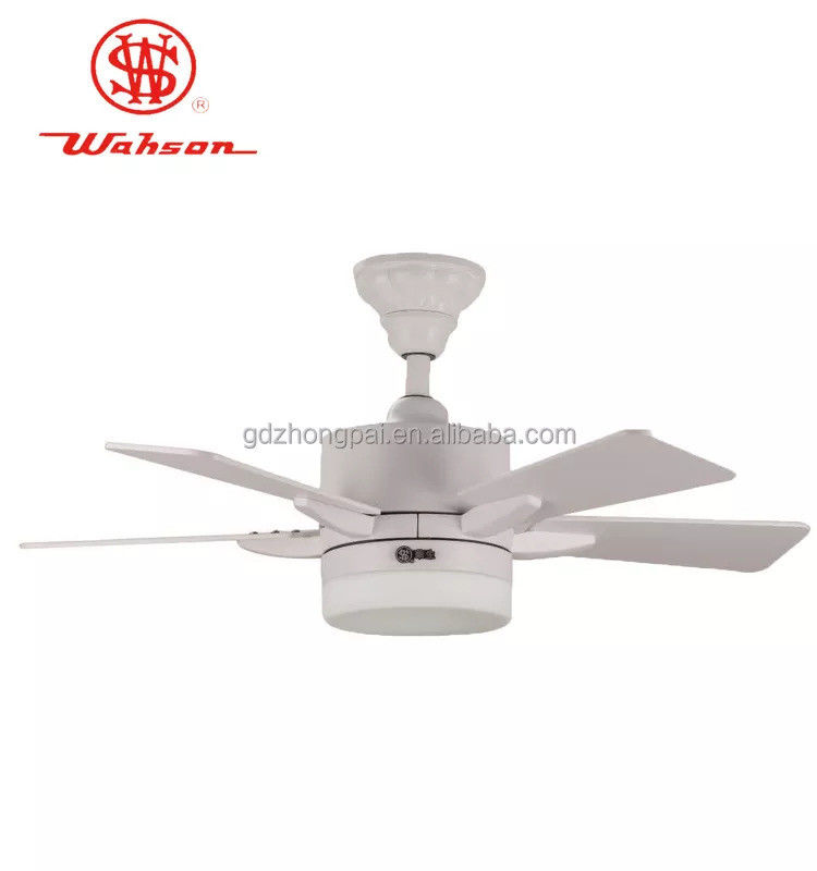 36 cor branca do material da madeira compensada do fã de teto 5 do diodo emissor de luz de Dimmable da polegada