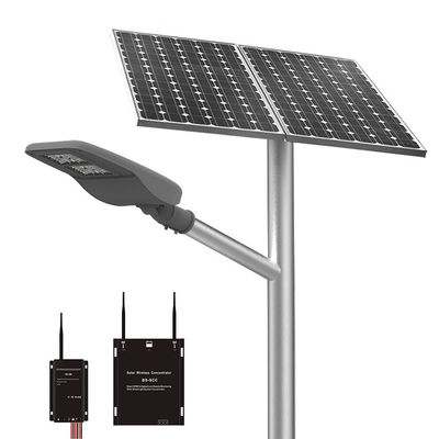 Tudo em um polo posto solar da luz de rua 18V do diodo emissor de luz de 14000lm 30W 80W para instalar