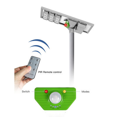 Luz de rua posta solar IP65 do diodo emissor de luz 3000 do lúmen exterior 18pcs Wateproof
