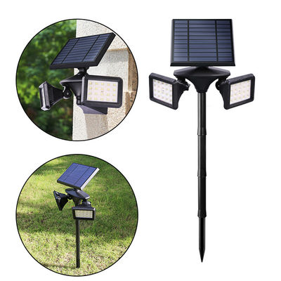Luz solar impermeável PIR Solar Powered Lawn Lights do jardim do diodo emissor de luz de Ip65 600LM 40