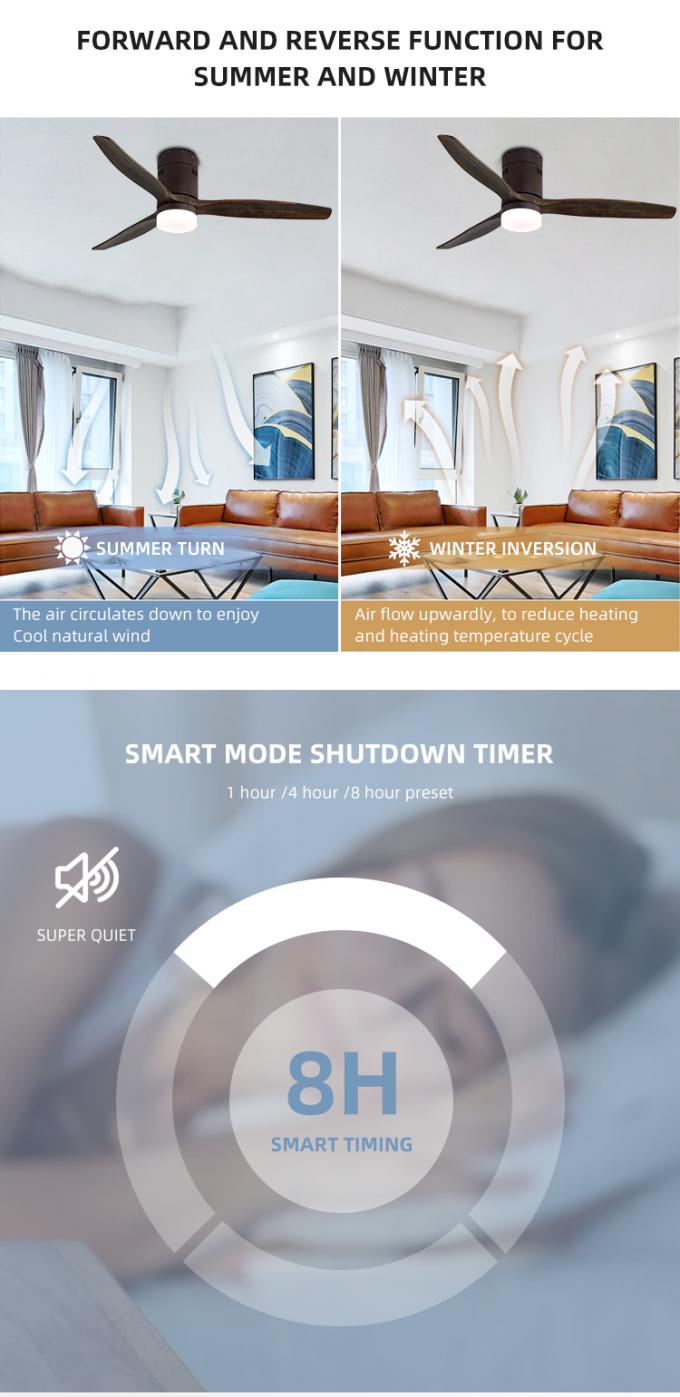 Fã de teto conduzido de controle remoto residencial decorativo do sótão europeu do estilo com luz