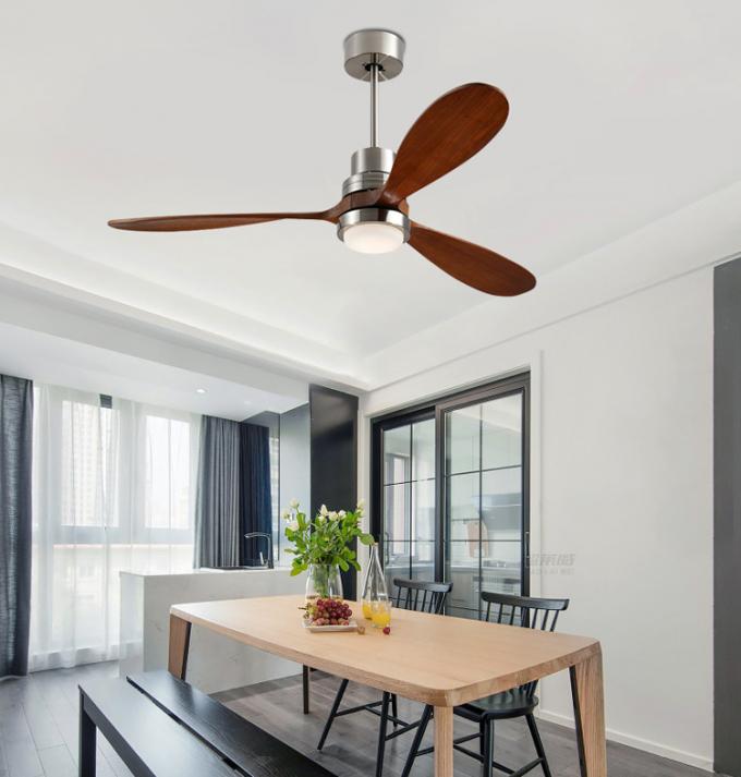 O hotel da casa da decoração personalizou o projeto 3 que a lâmina de madeira conduziu o fã de teto leve
